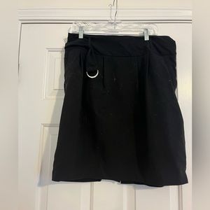 Black knee length skirt size 12